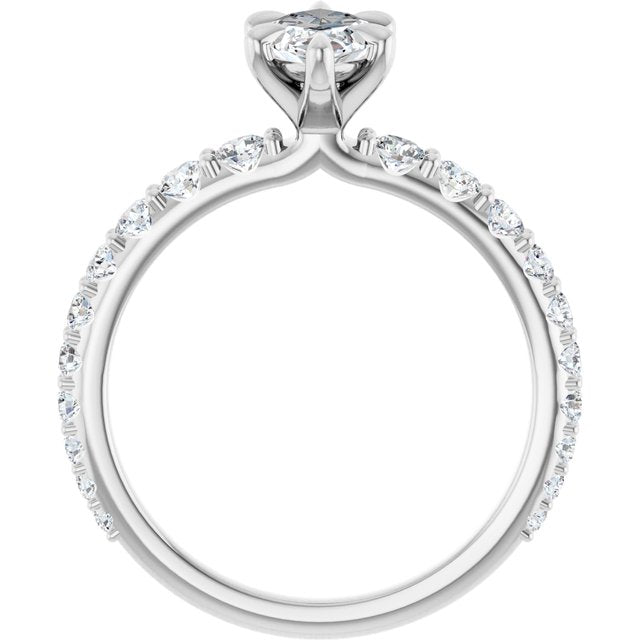 Accented Engagement Ring