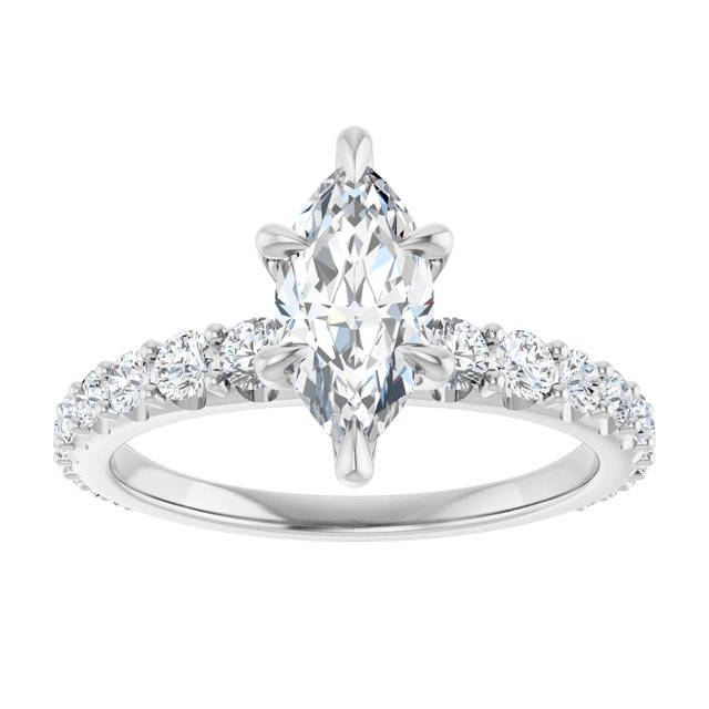 Accented Engagement Ring