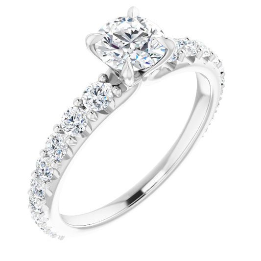 Accented Engagement Ring