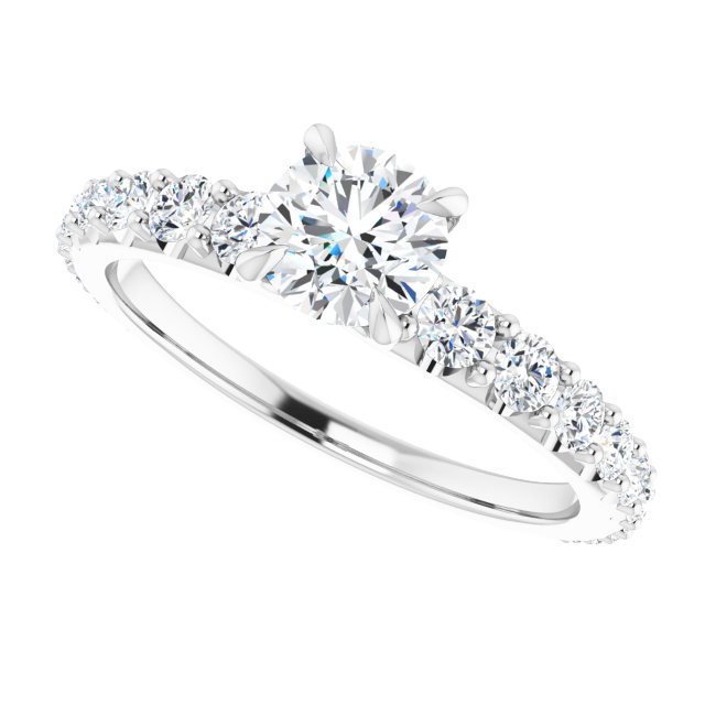 Accented Engagement Ring