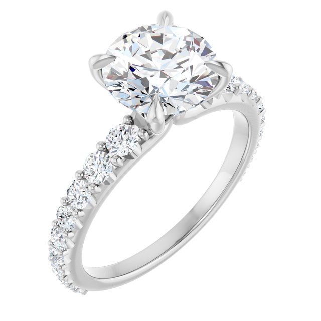 Accented Engagement Ring