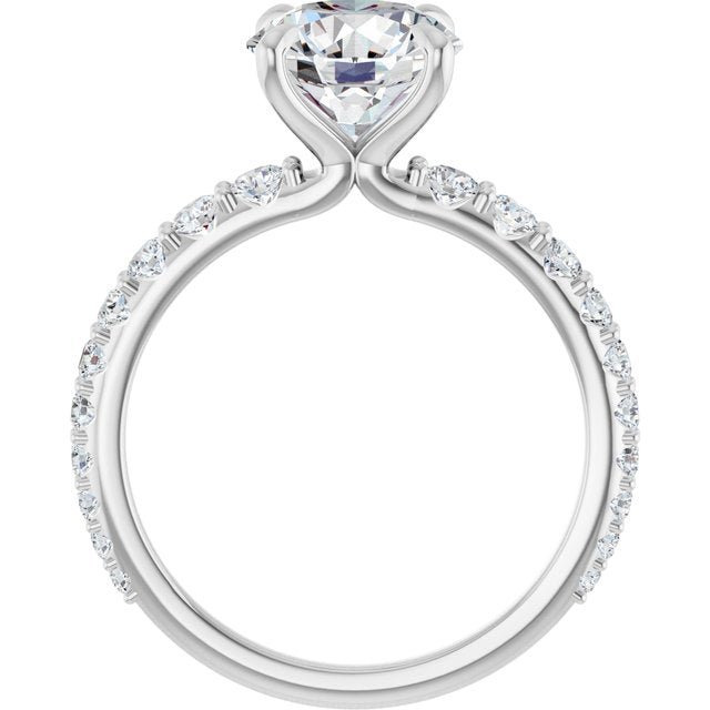 Accented Engagement Ring