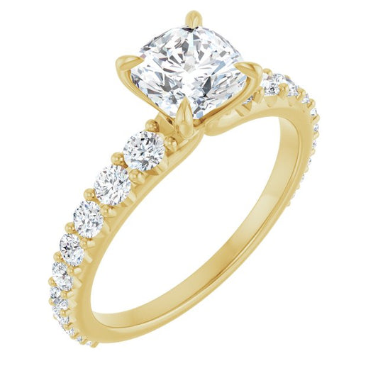 Accented Engagement Ring