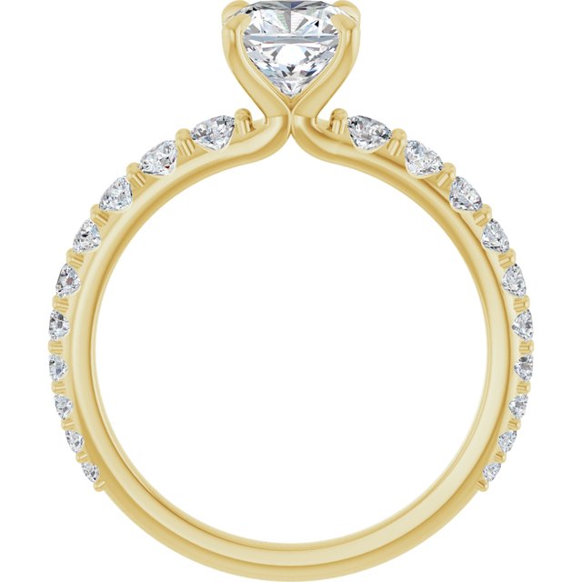 Accented Engagement Ring
