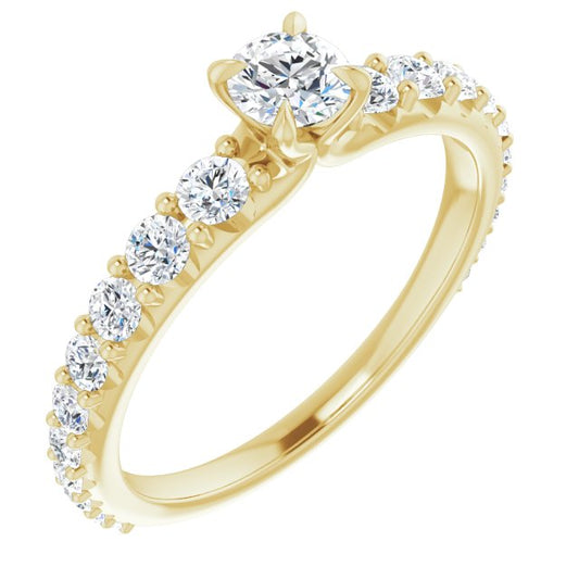 Accented Engagement Ring