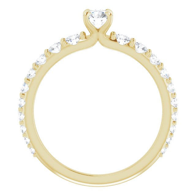 Accented Engagement Ring