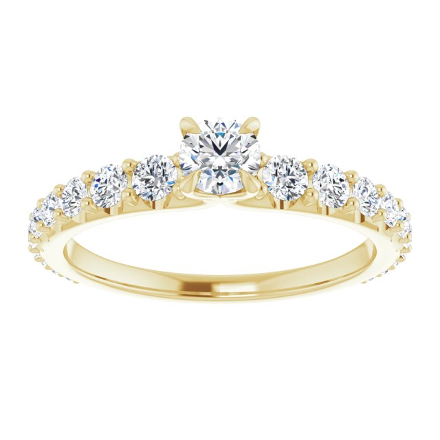 Accented Engagement Ring