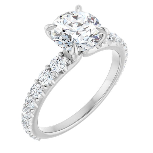Accented Engagement Ring