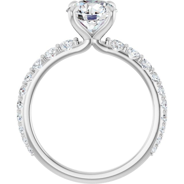 Accented Engagement Ring