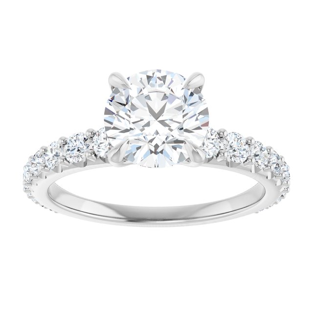 Accented Engagement Ring