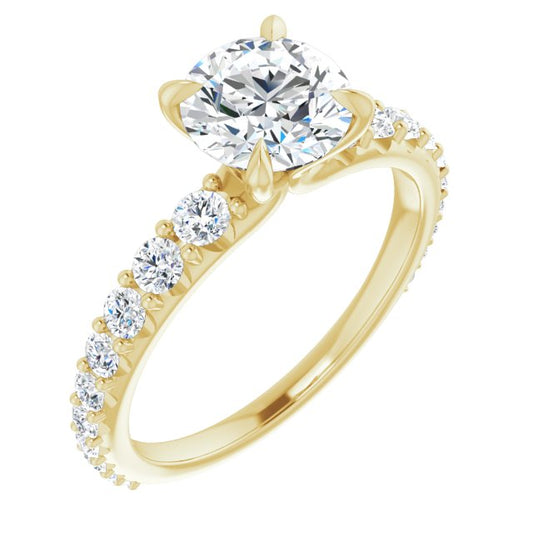 Accented Engagement Ring
