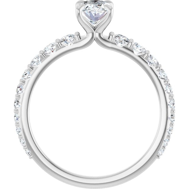 Accented Engagement Ring