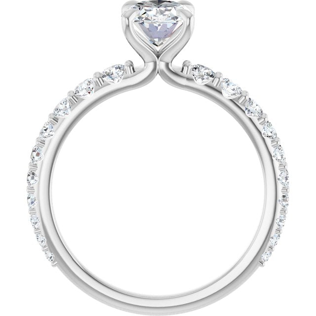 Accented Engagement Ring