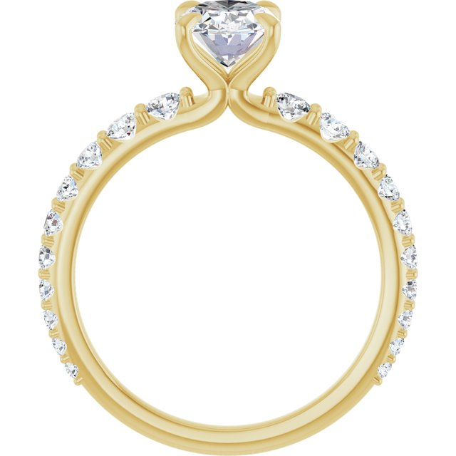 Accented Engagement Ring