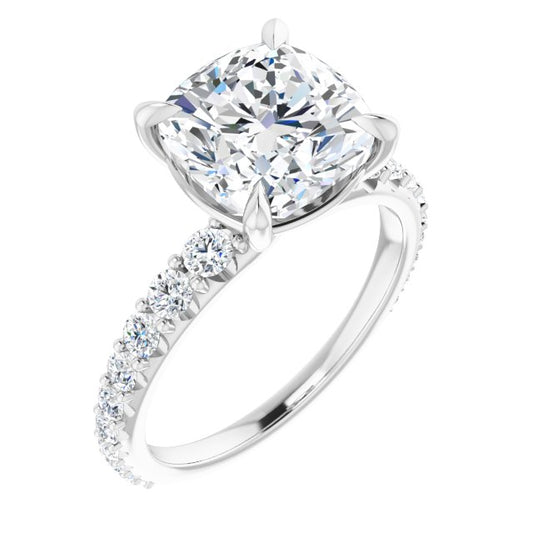 Accented Engagement Ring