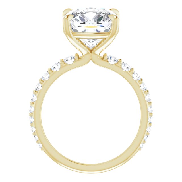 Accented Engagement Ring