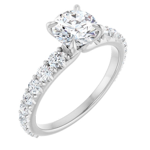 Accented Engagement Ring
