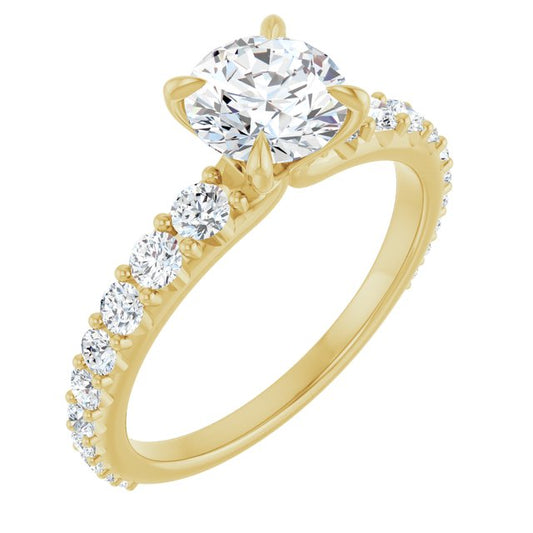 Accented Engagement Ring