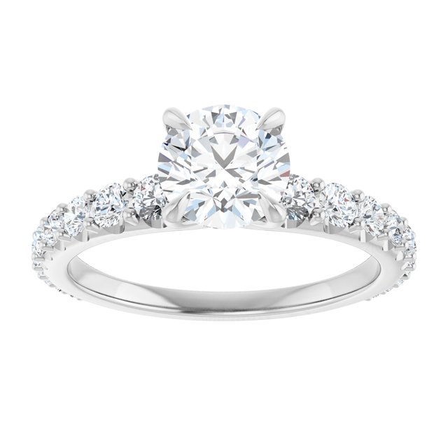 Accented Engagement Ring