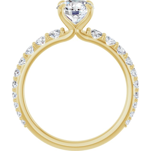 Accented Engagement Ring