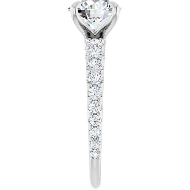 Accented Engagement Ring