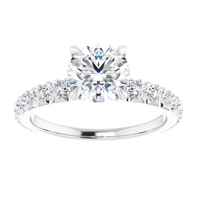 Accented Engagement Ring