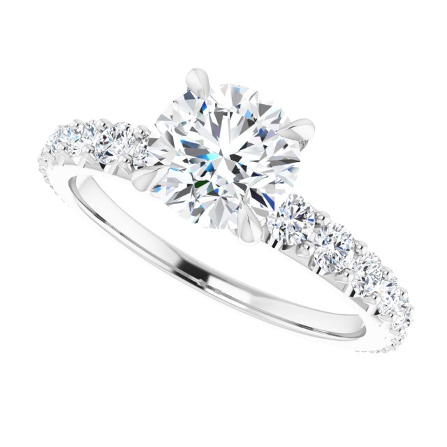 Accented Engagement Ring