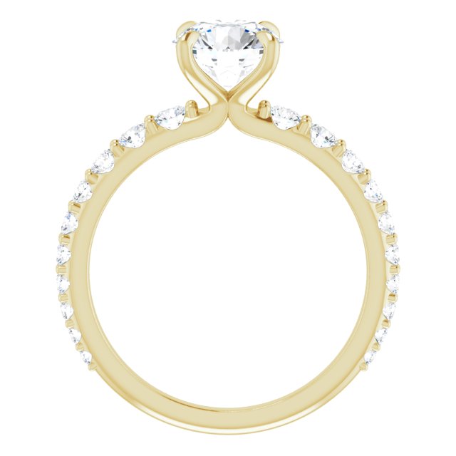 Accented Engagement Ring