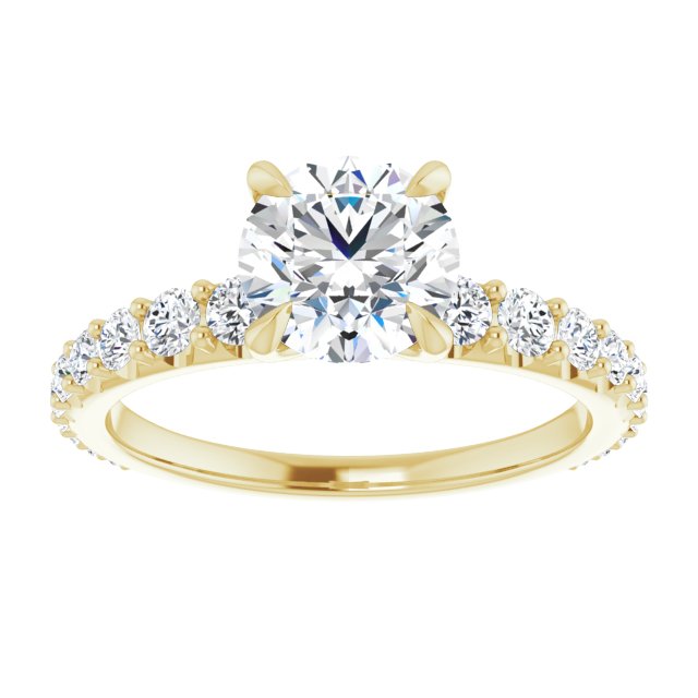 Accented Engagement Ring