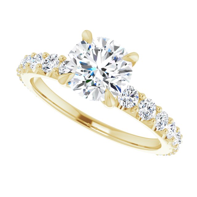 Accented Engagement Ring