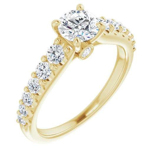 Accented Engagement Ring