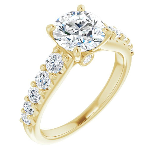 Accented Engagement Ring