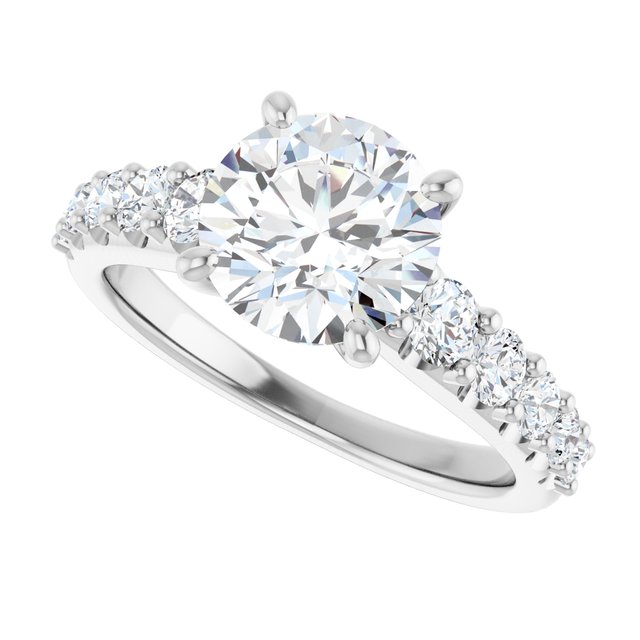 Accented Engagement Ring