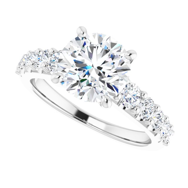 Accented Engagement Ring