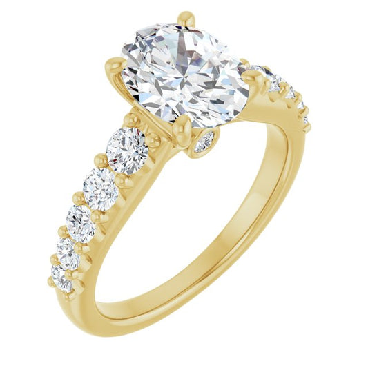 Accented Engagement Ring