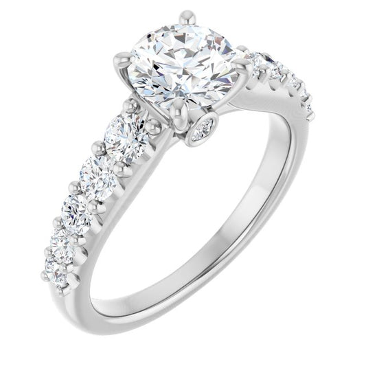 Accented Engagement Ring
