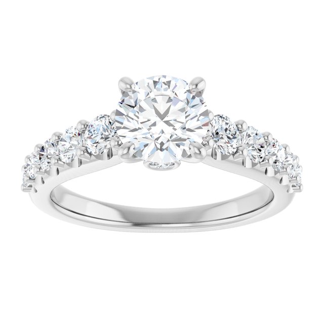 Accented Engagement Ring