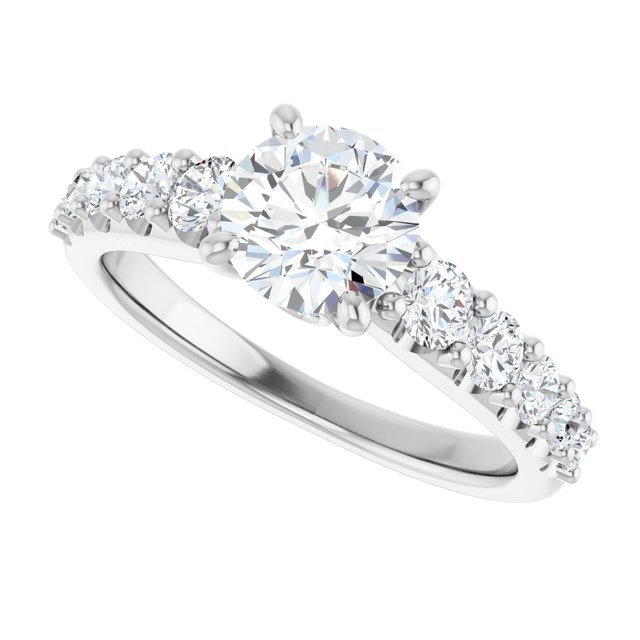 Accented Engagement Ring