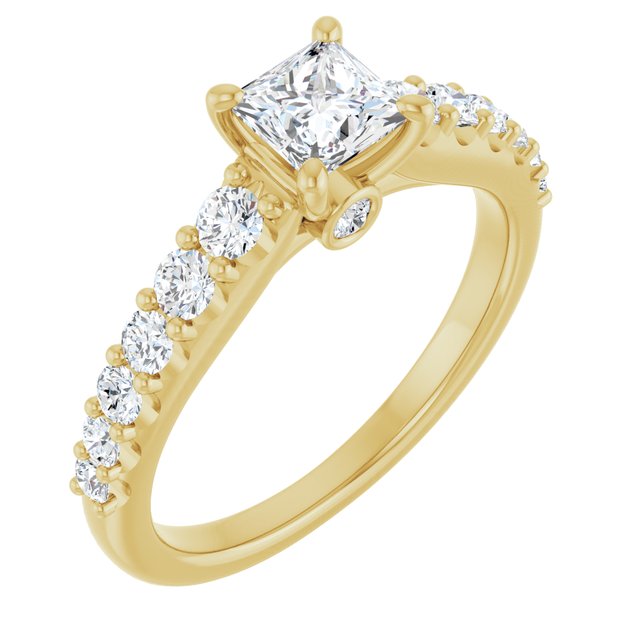 Accented Engagement Ring