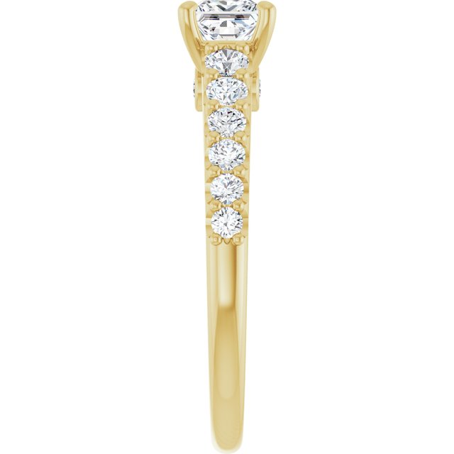 Accented Engagement Ring