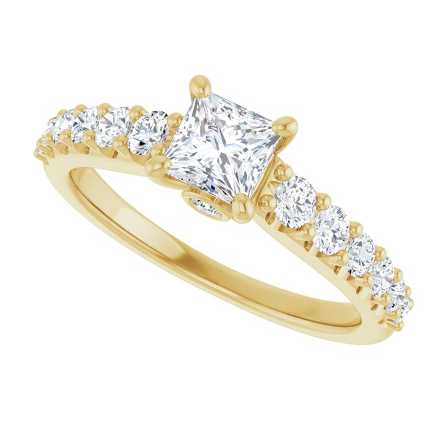 Accented Engagement Ring
