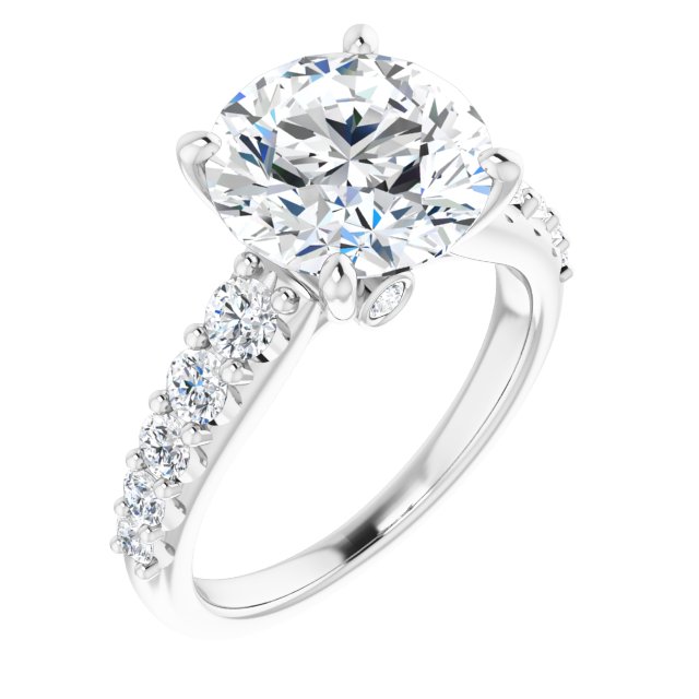 Accented Engagement Ring