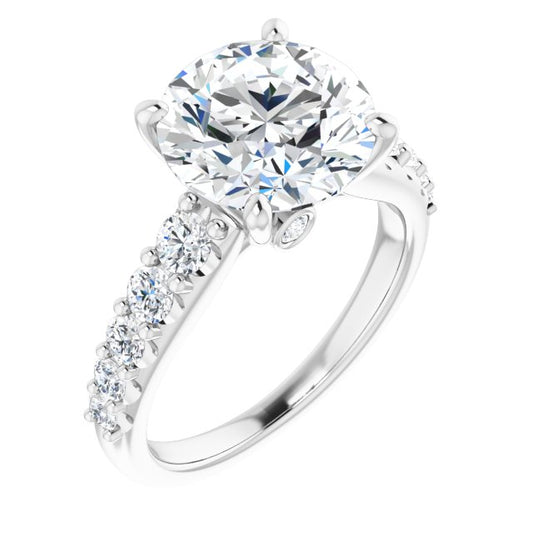 Accented Engagement Ring