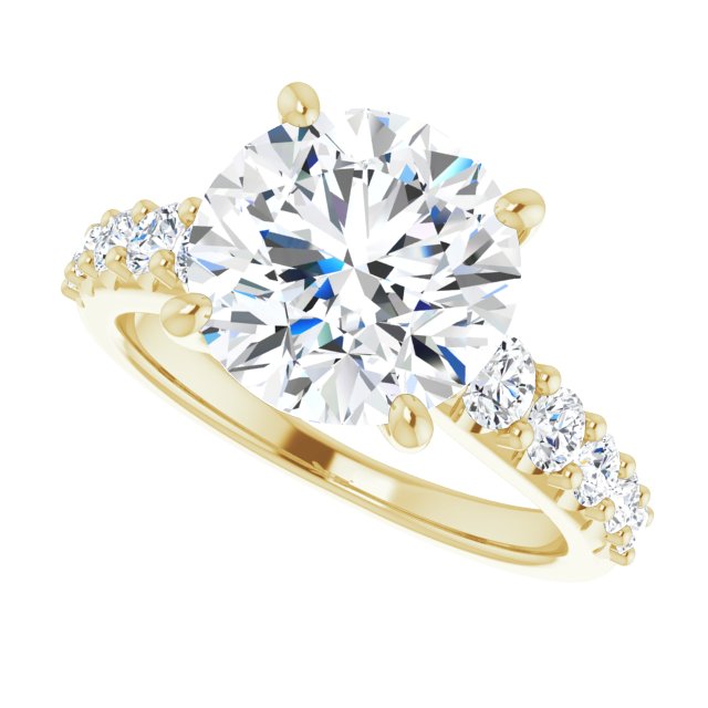 Accented Engagement Ring