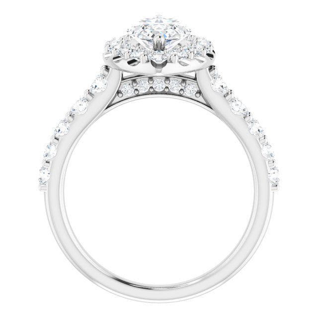 Halo-Style Engagement Ring