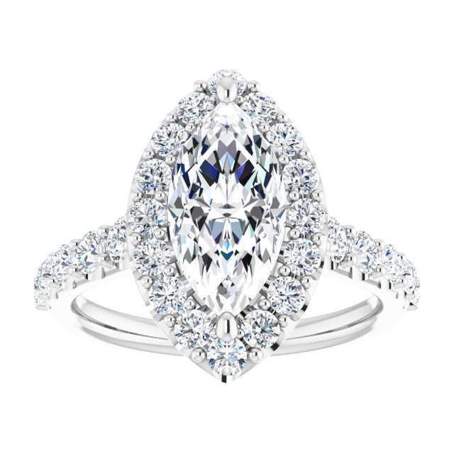 Halo-Style Engagement Ring