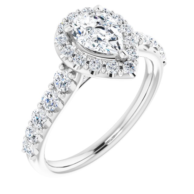 Halo-Style Engagement Ring