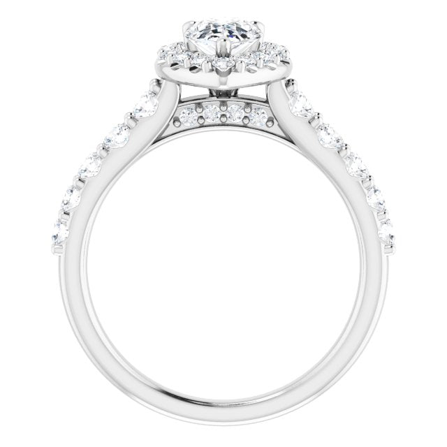 Halo-Style Engagement Ring