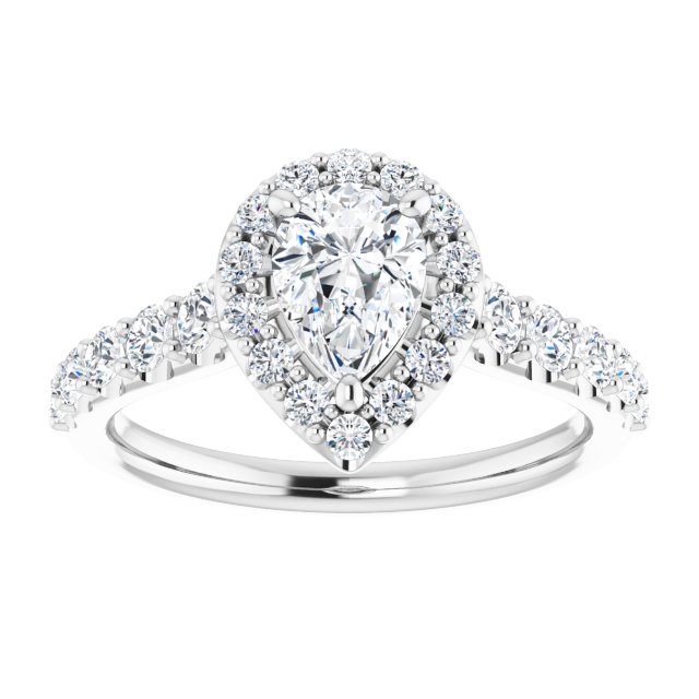 Halo-Style Engagement Ring