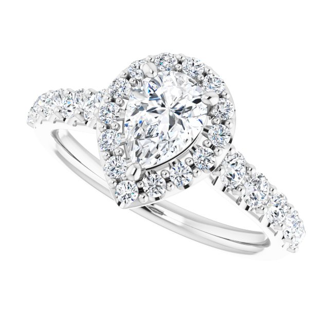 Halo-Style Engagement Ring